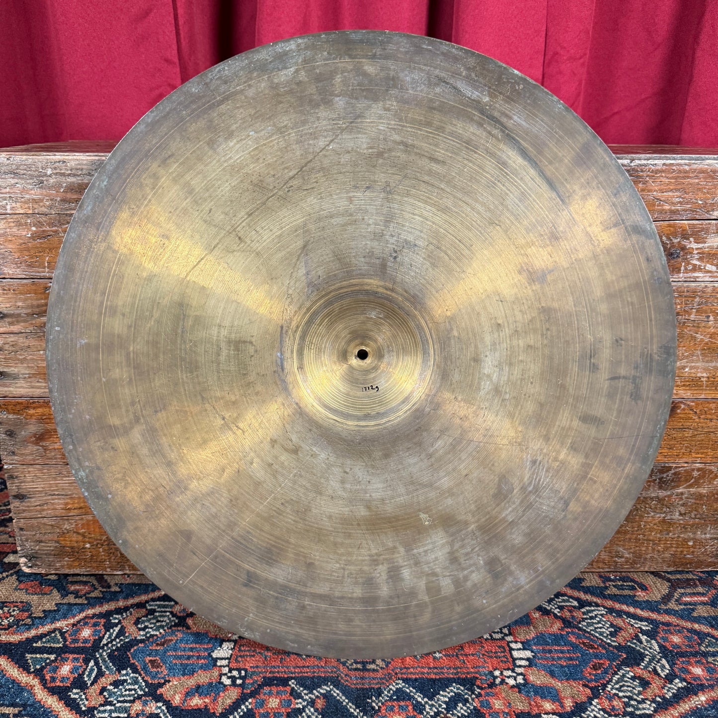 22" Made in Japan 1960s K Ride Cymbal 1712g MIJ *Video Demo*