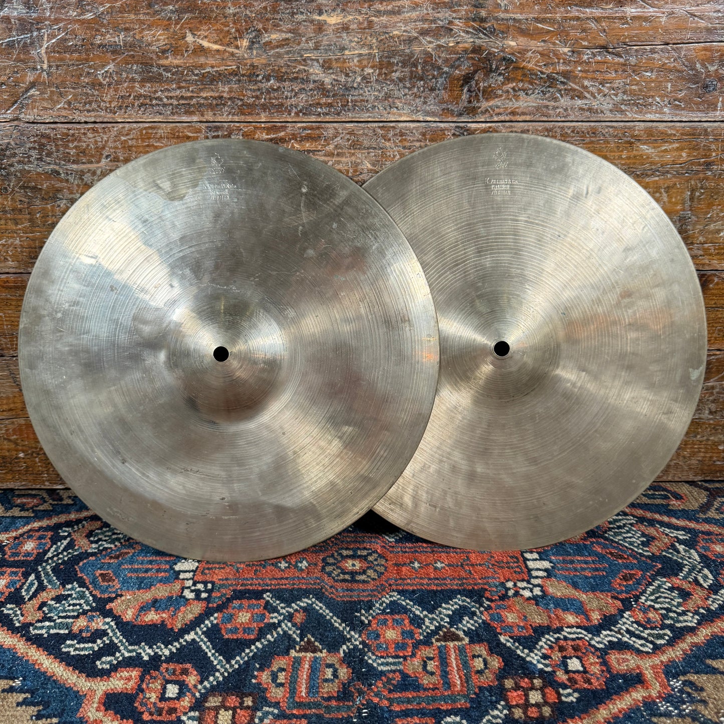 13" K Zildjian Istanbul 1960s New Stamp Band Hi-Hat Cymbal Pair 798g/826g *Video Demo*