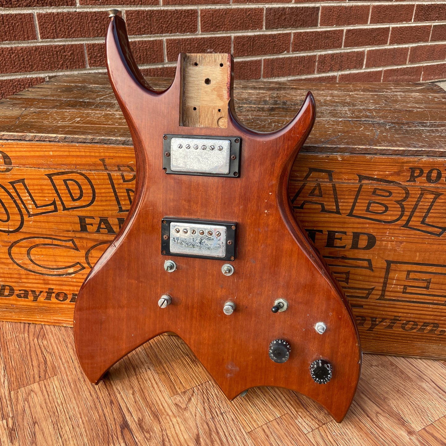 1980s Antares ARC-23 B.C. Rich Bich Style Guitar Body Project