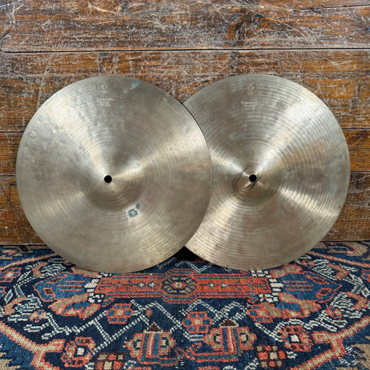 12" K Zildjian Istanbul 1960s New Stamp Medium Hi-Hat Cymbal Pair 634g/640g *Video Demo*