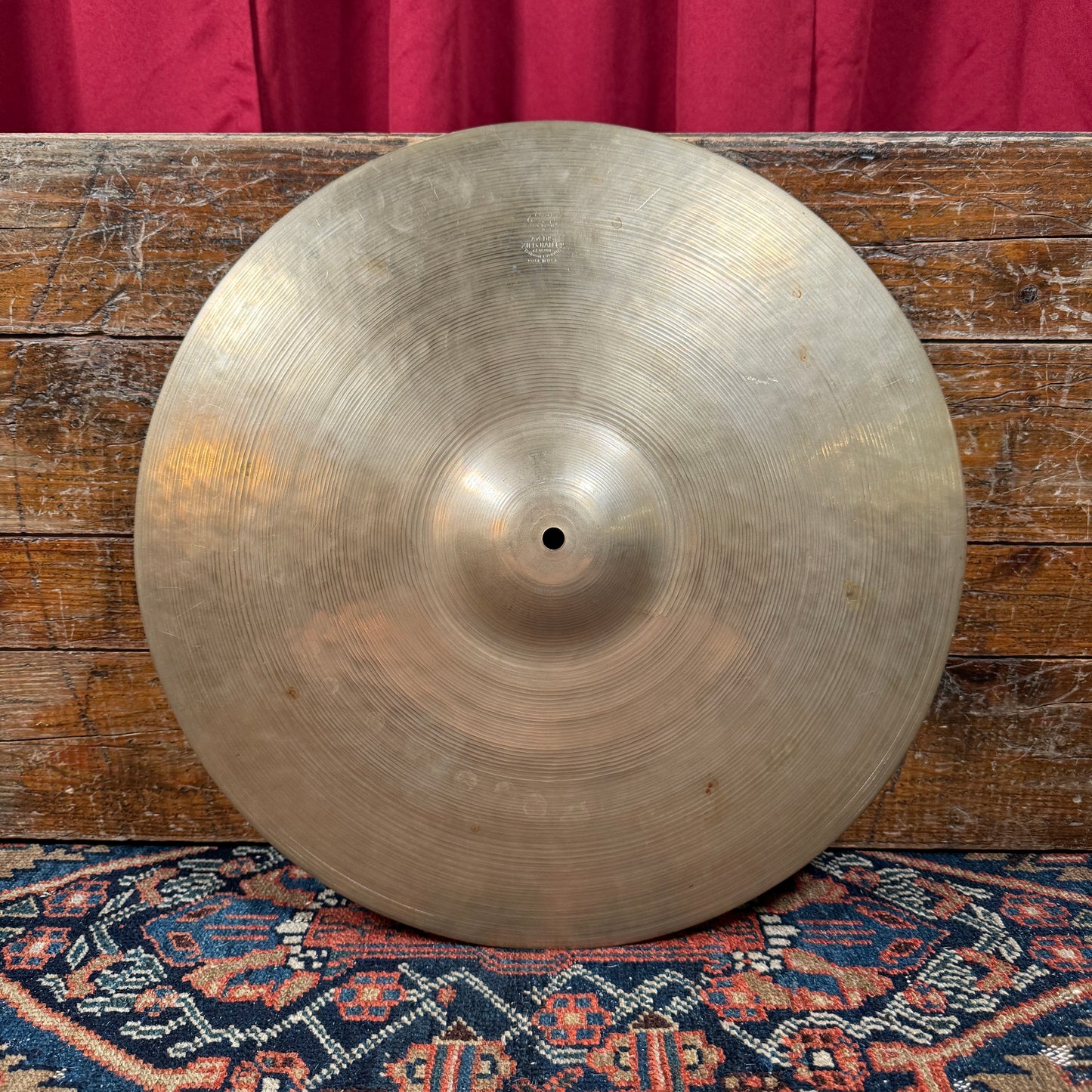 18" Zildjian A 1950s Trans Stamp Crash Ride Cymbal 1682g *Video Demo*