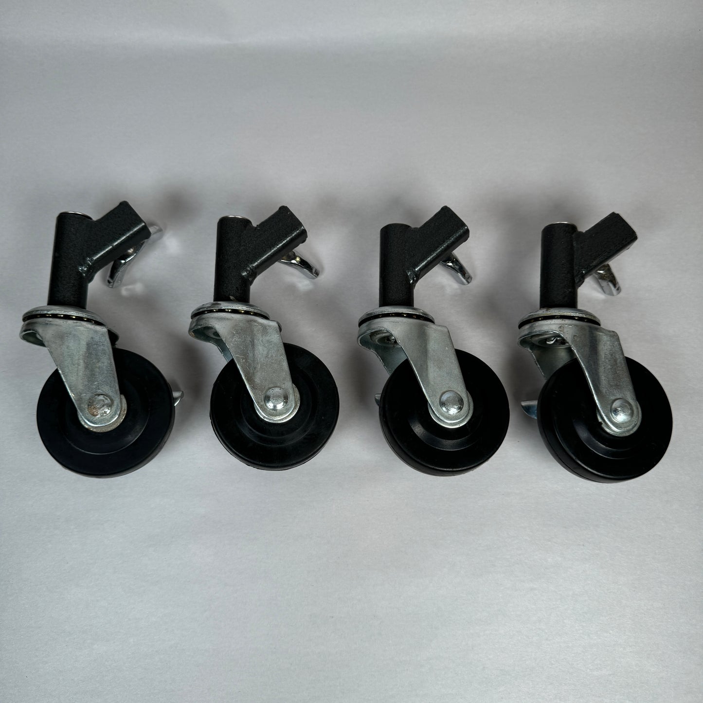 Latin Percussion LP764 Percussion Table Casters 4-Pack Black