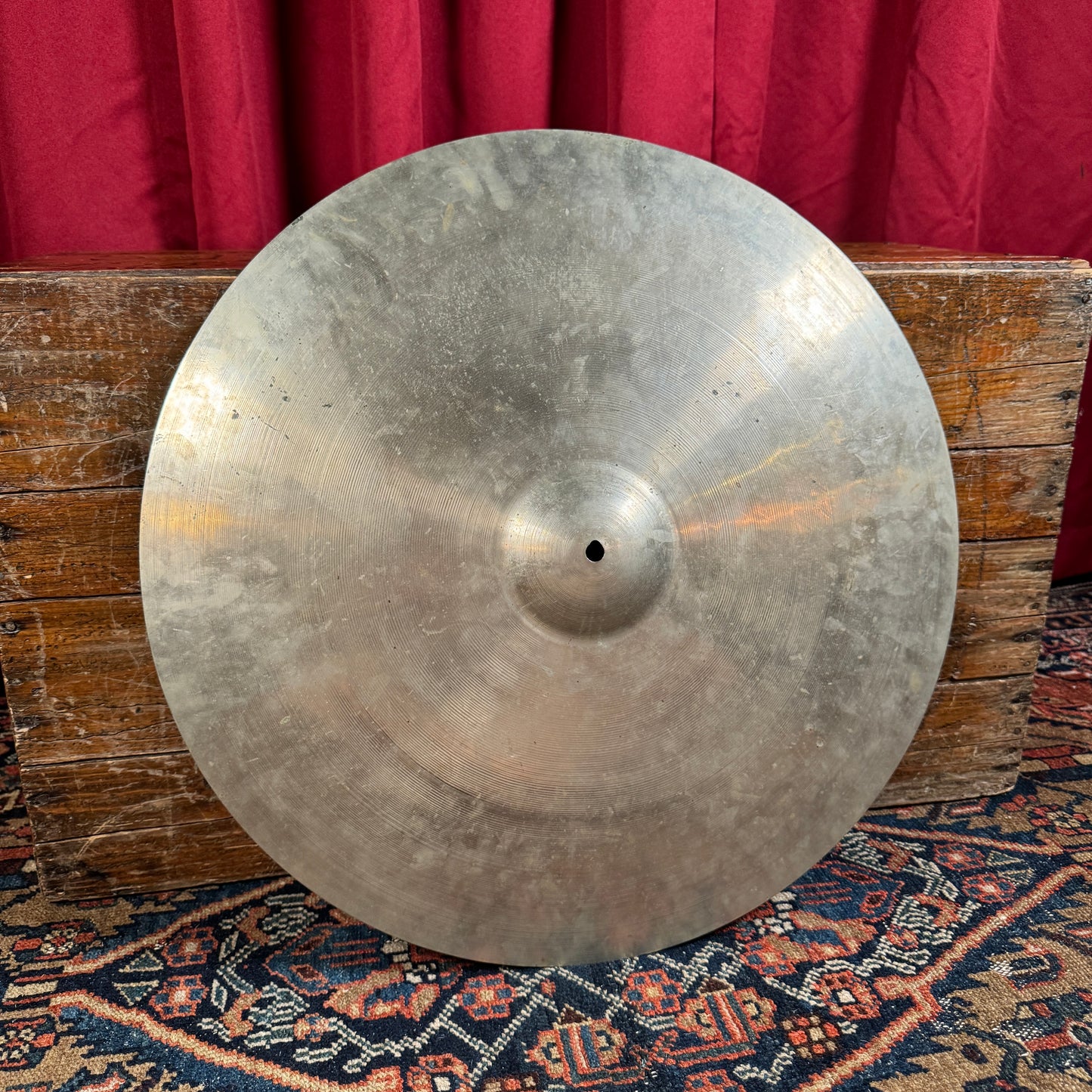 22" Roxy 1960s Jazz Ride Cymbal 1992g Made in Germany 56cm *Video Demo*