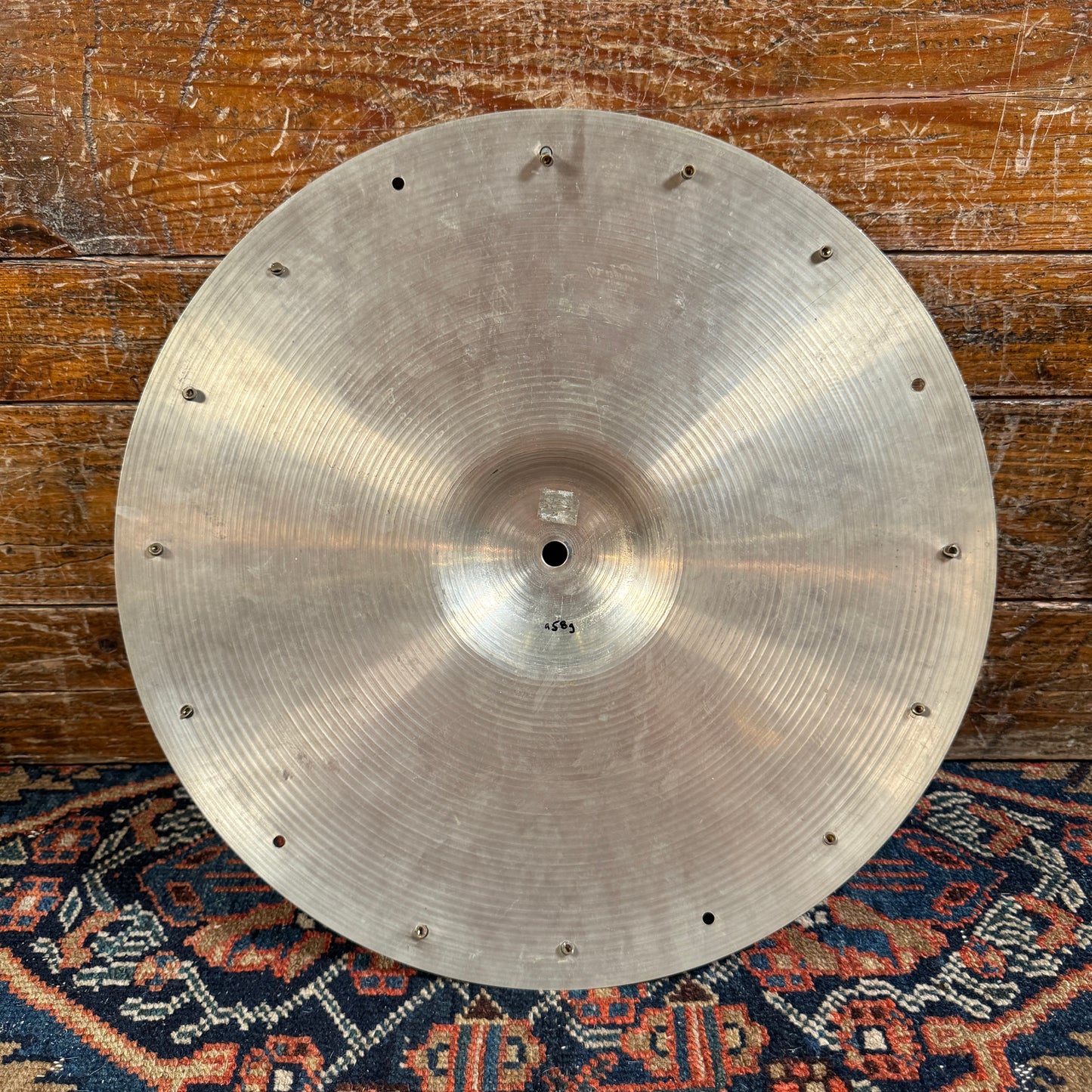 16" Paiste 1960s Ludwig Standard Crash Cymbal w/ Rivets 958g Swiss