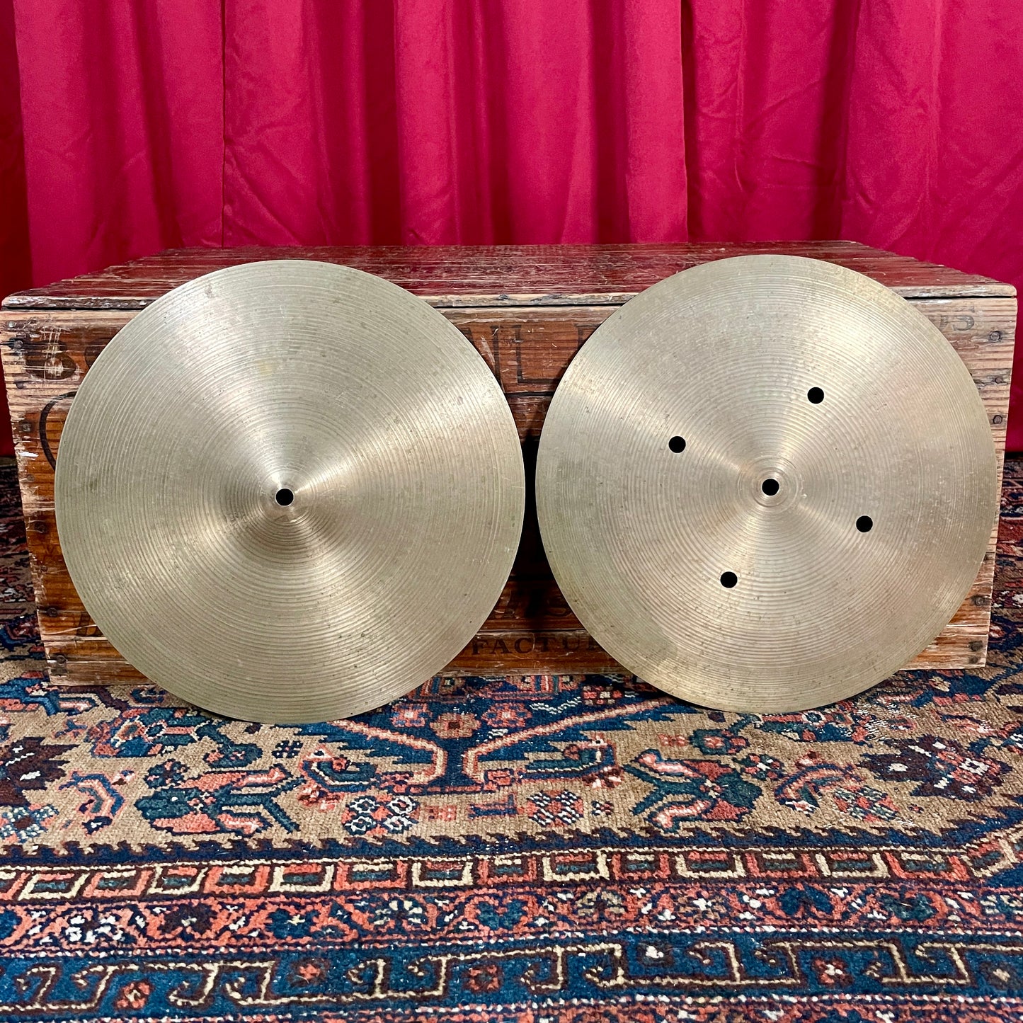 14" Zildjian A 1970s Quick Beat Hi-Hat Cymbal Pair 1200g/1335g *Video Demo*