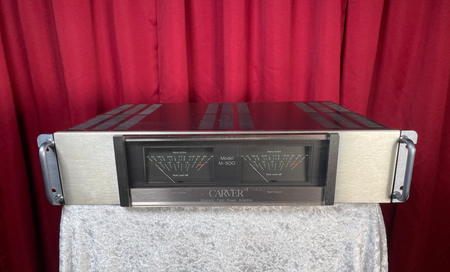 1980s Carver M-500 Stereo Power Amplifier *Video Demo*