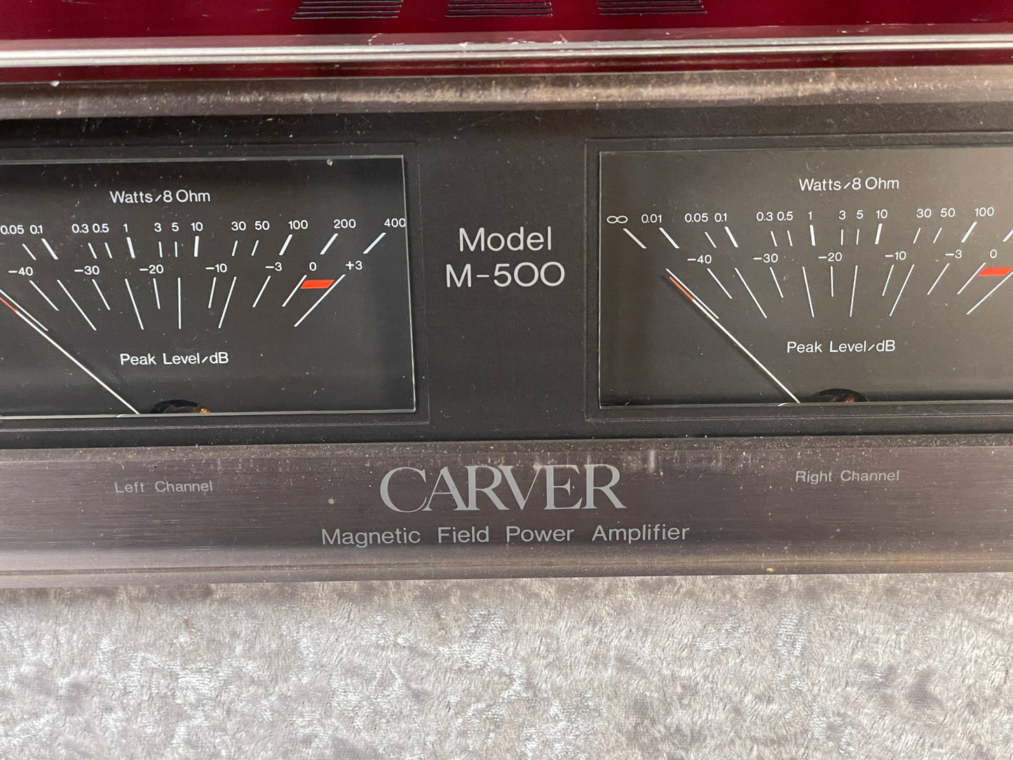 1980s Carver M-500 Stereo Power Amplifier *Video Demo*