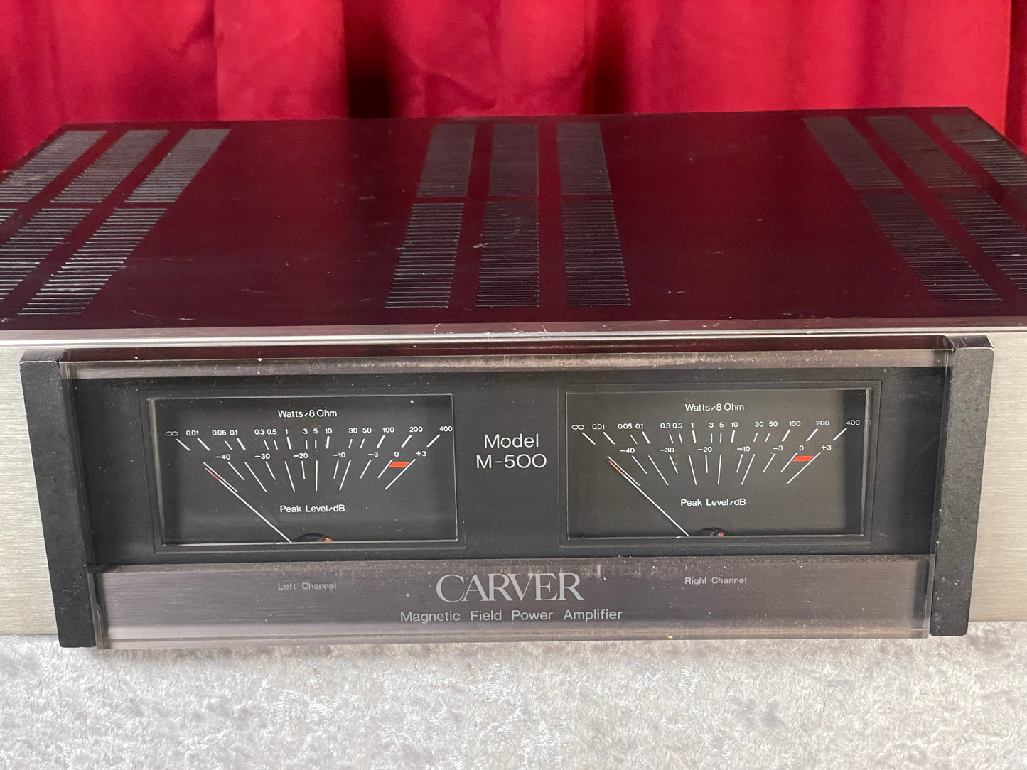 1980s Carver M-500 Stereo Power Amplifier *Video Demo*