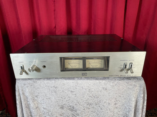 Vintage Toshiba SC-665 Stereo Power Amplifier