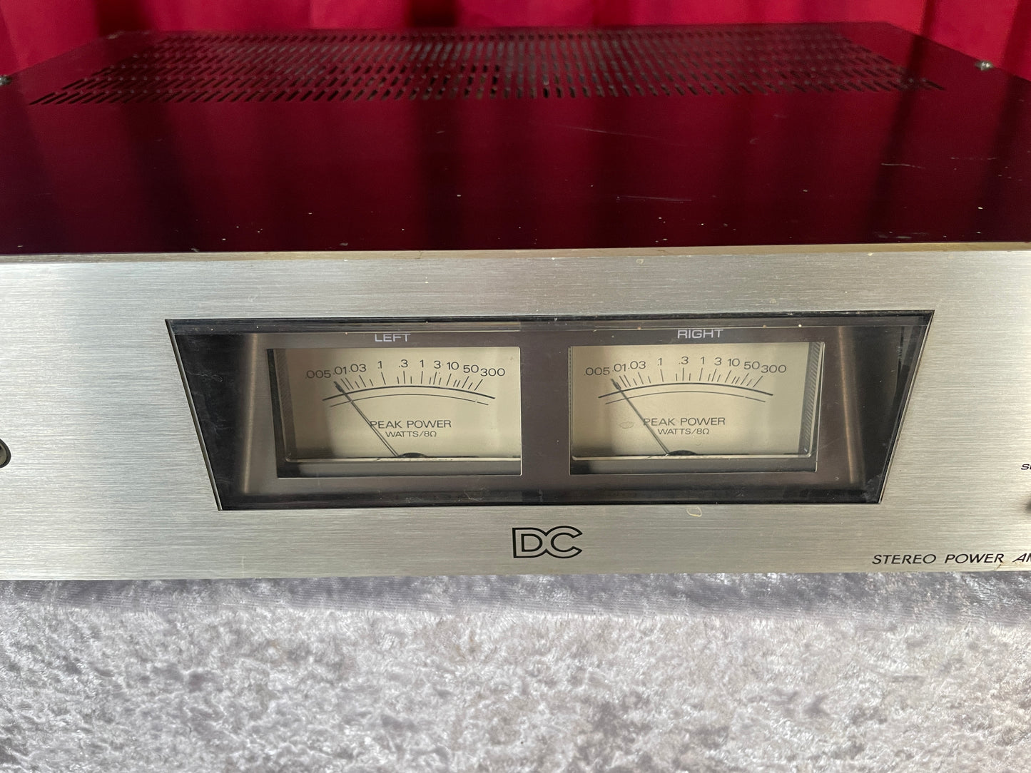 Vintage Toshiba SC-665 Stereo Power Amplifier