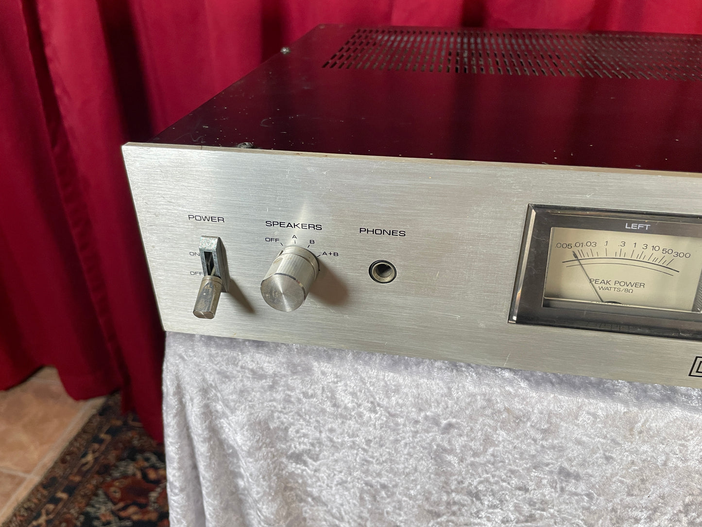 Vintage Toshiba SC-665 Stereo Power Amplifier