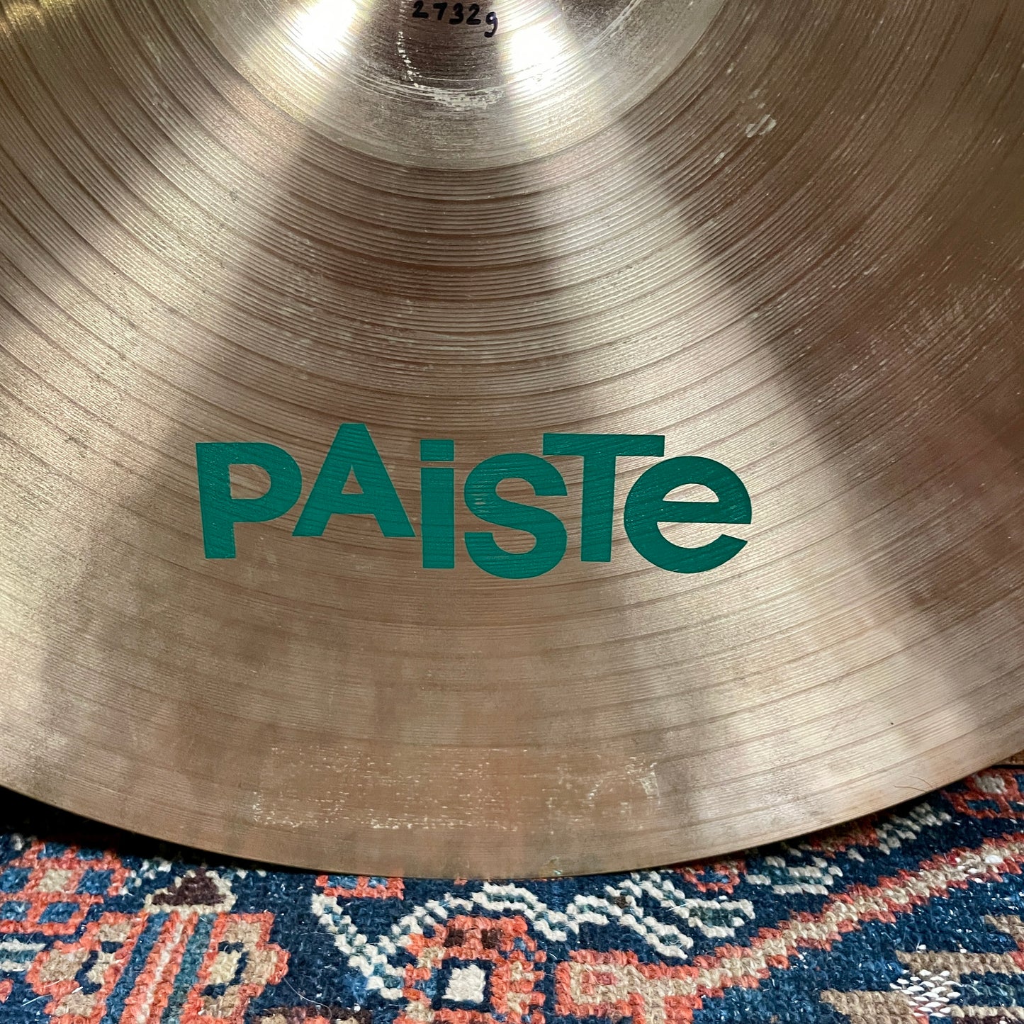 20" Paiste 1980s 505 Heavy Ride Cymbal 2732g Green Label Swiss Made *Video Demo*