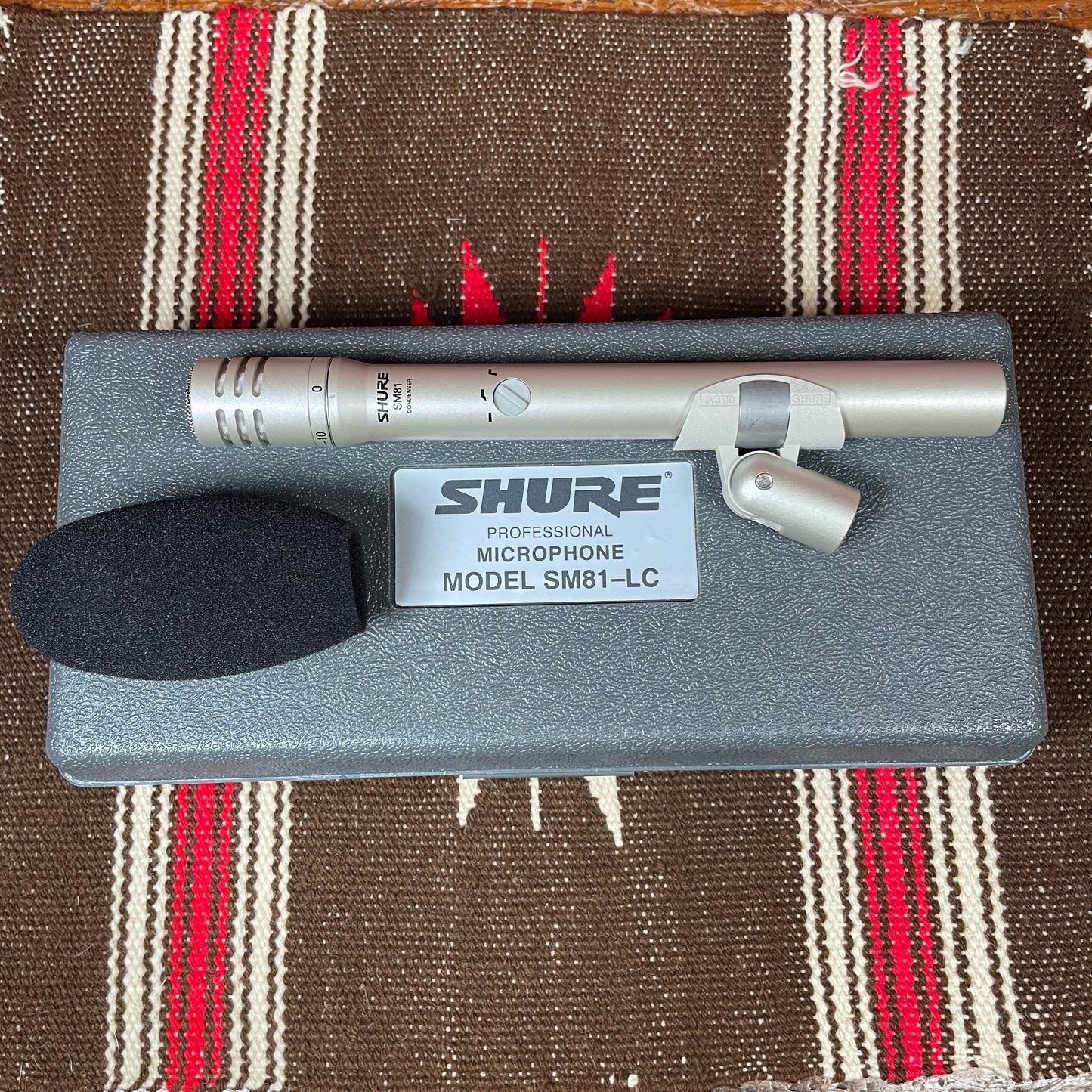 Shure SM81-LC Small Diaphragm Condenser Microphone w/ Case #1