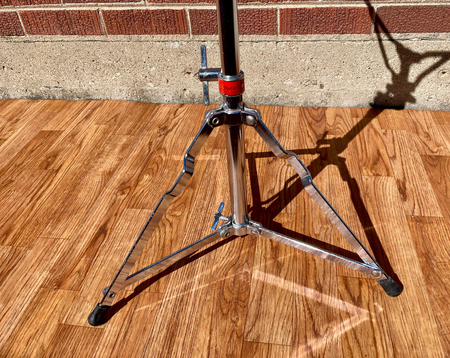 1970s Slingerland No. 1382 Rocket Snare Stand Red Label