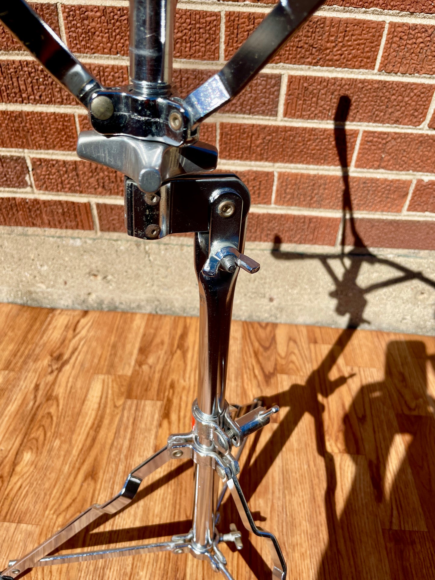 1970s Slingerland No. 1382 Rocket Snare Stand Red Label