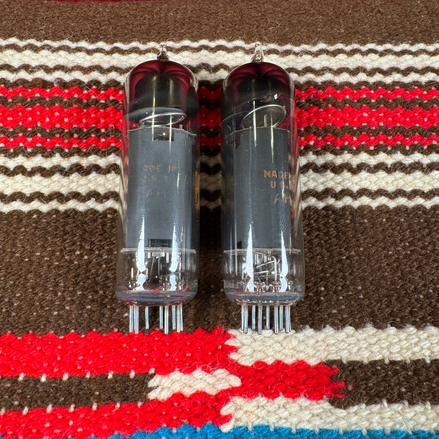 NOS RCA 7189 Amplifier Power Tubes Pair Duet EL84/6BQ5 #99