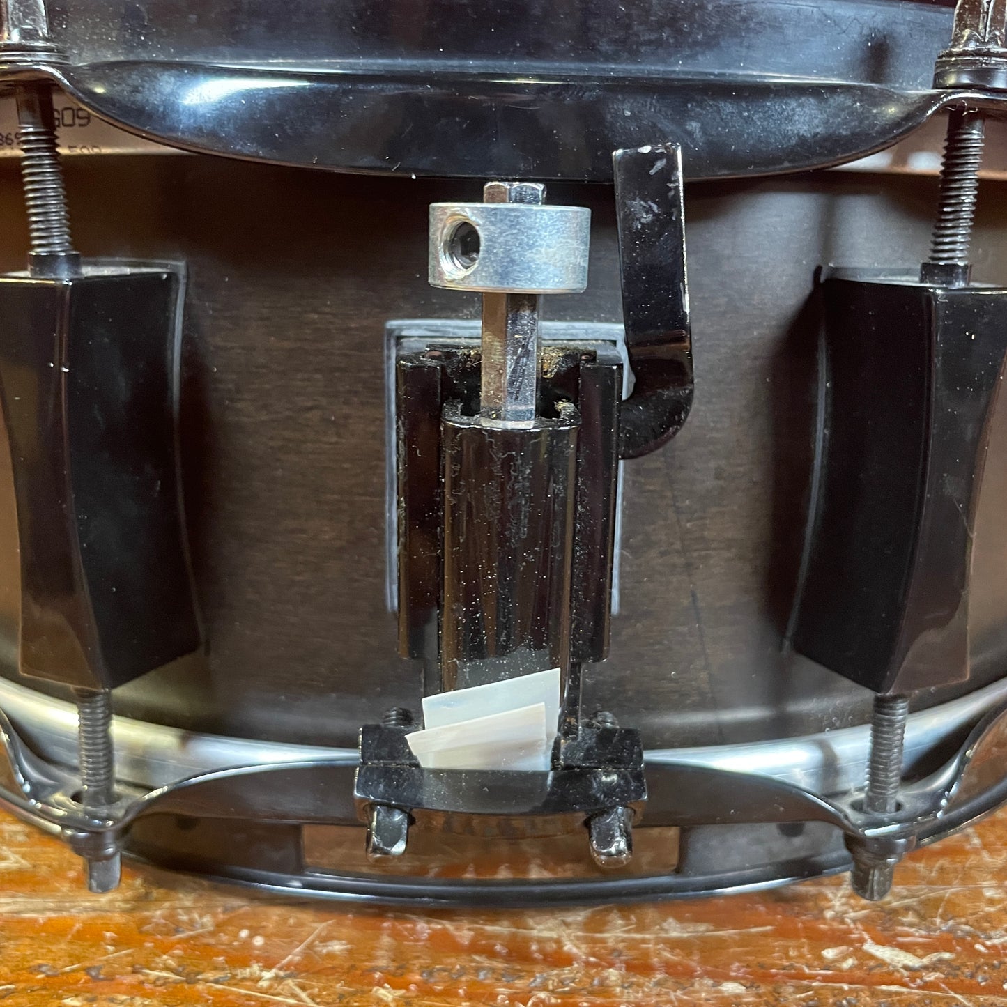 Pork Pie 5x12 Little Squealer Snare Drum Black Satin w/ Black Chrome Hardware