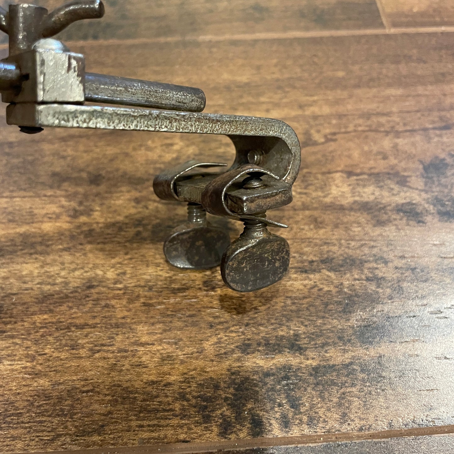 1920s Leedy No. 98 1/2 Spring Cymbal Holder Nickel