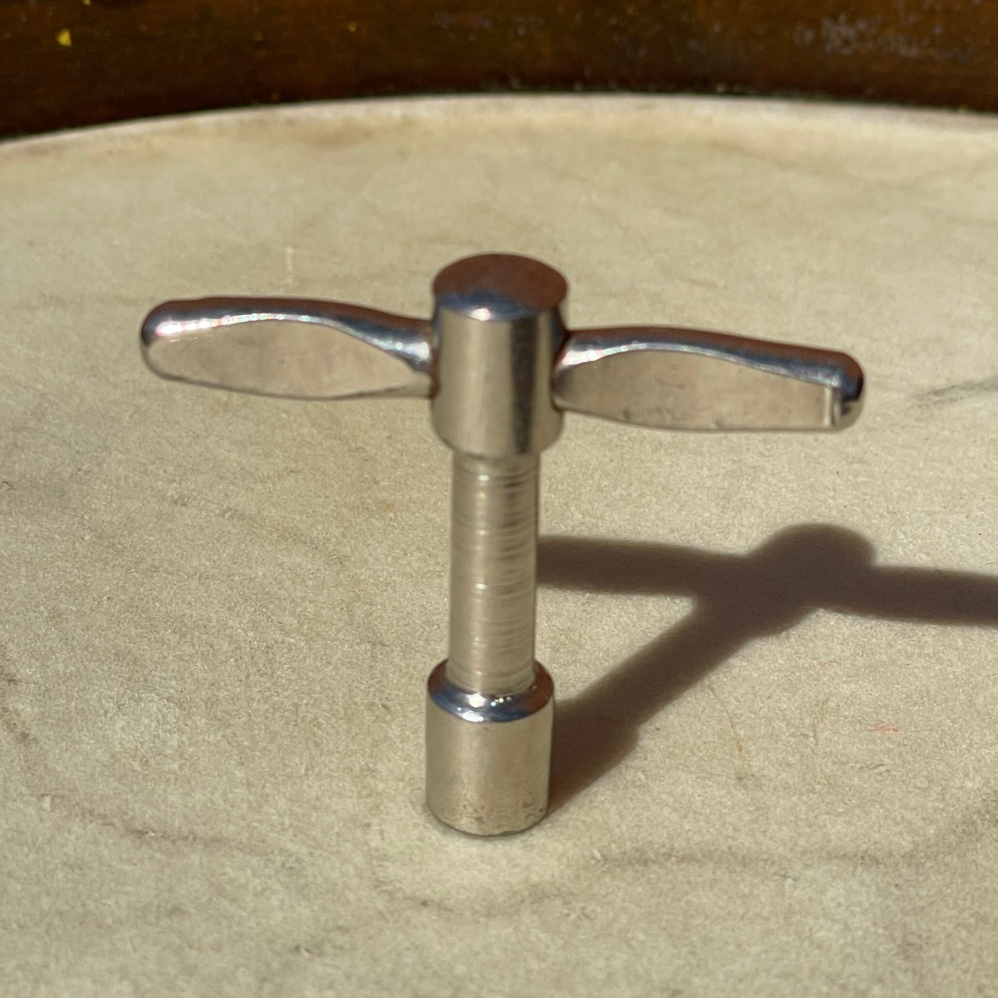 1930s / 1940s WFL Long Neck Drum Tuning Key Nickel Ludwig