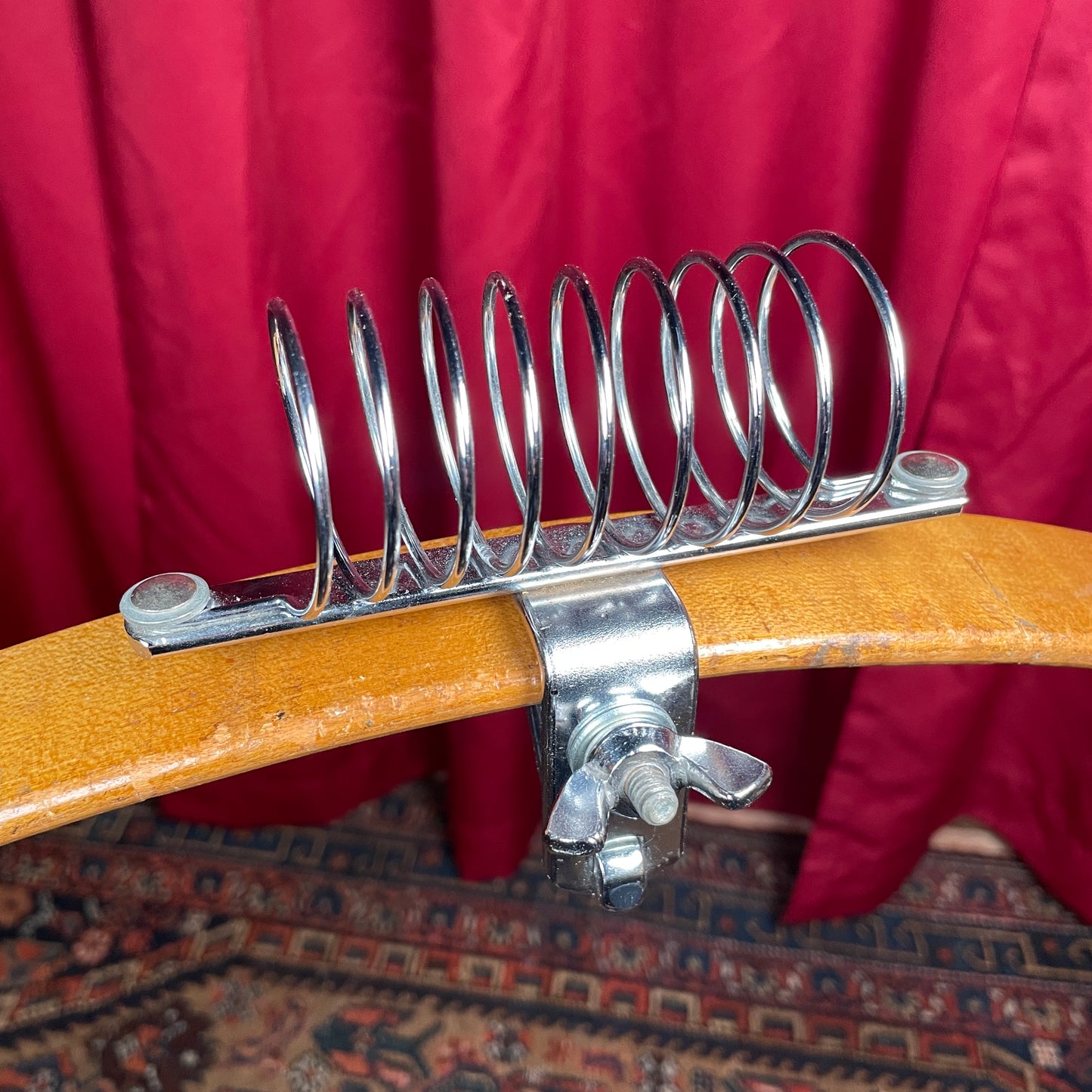 1960s Ludwig Drum Stick Holder No. 1324 Script Logo Chrome