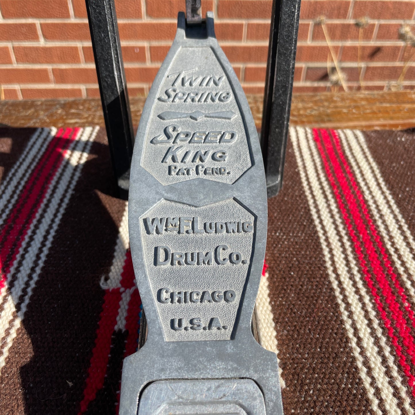 1937-39 WFL Wm F. Ludwig Twin Spring Speed King No. 201 Bass Drum Pedal