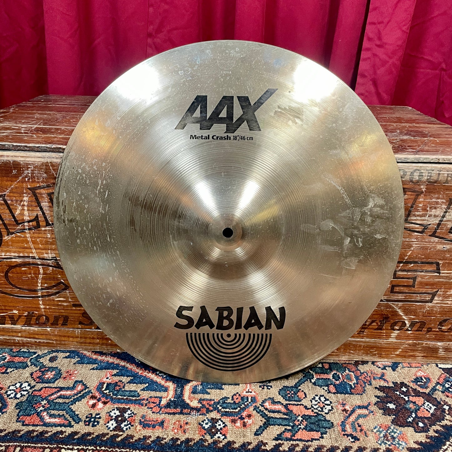 18" Sabian AAX Metal Crash Cymbal 1754g *Video Demo*