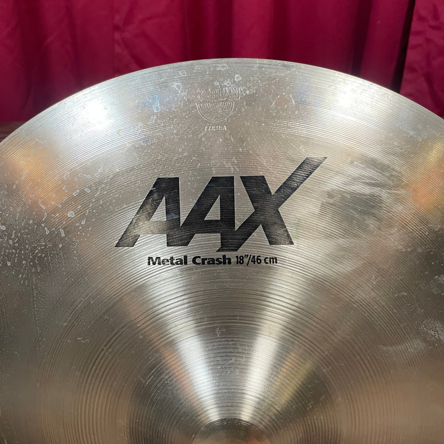 18" Sabian AAX Metal Crash Cymbal 1754g *Video Demo*