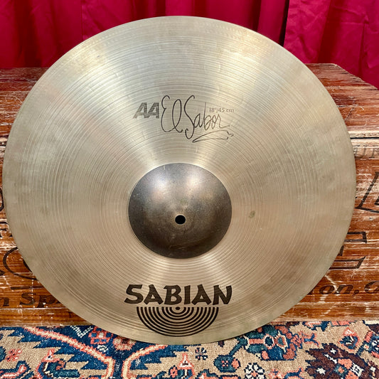 18" Sabian AA El Sabor Crash Cymbal 1538g *Video Demo*