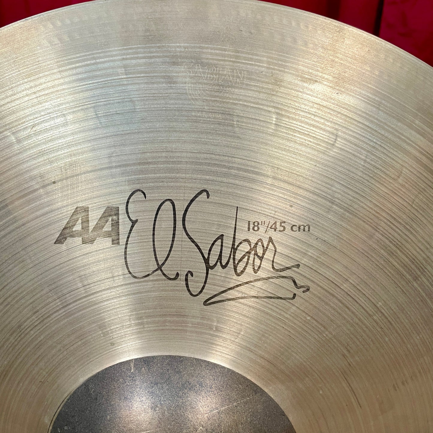 18" Sabian AA El Sabor Crash Cymbal 1538g *Video Demo*