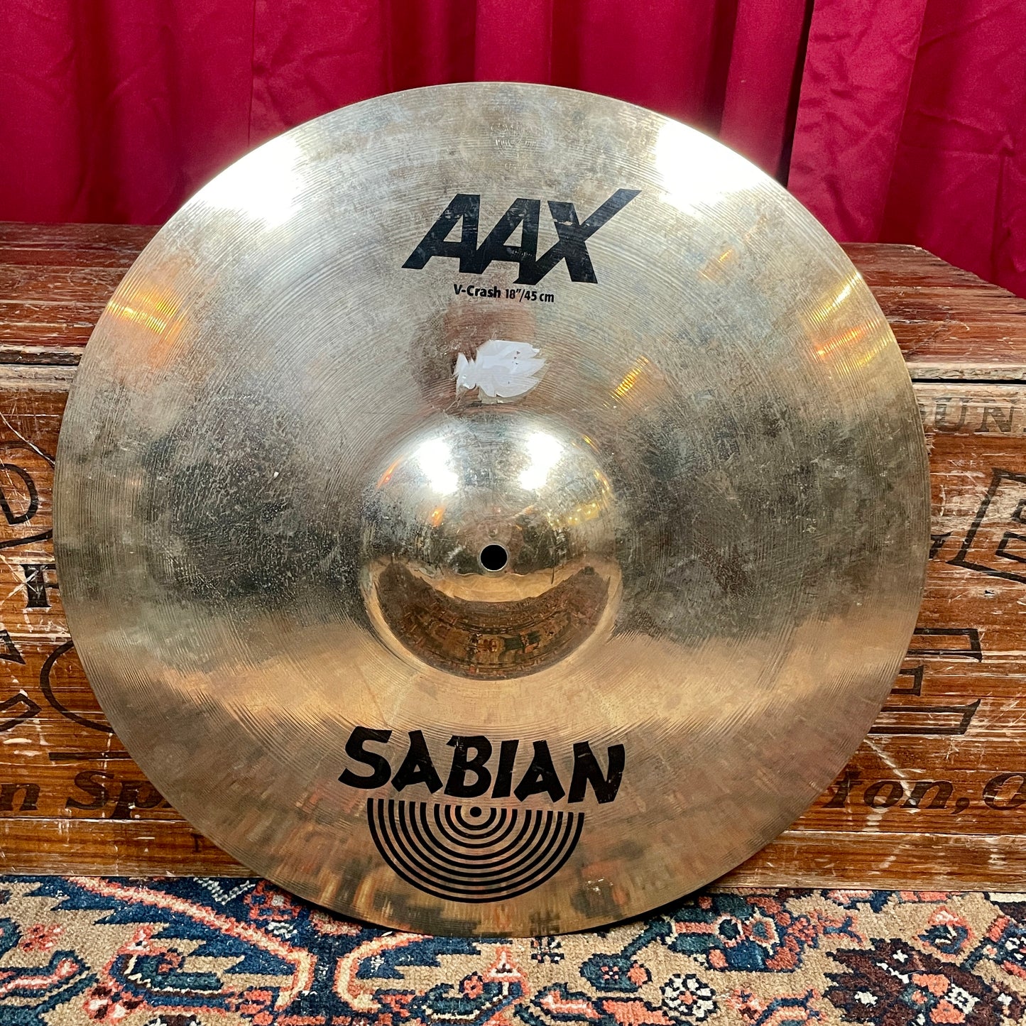 18" Sabian AAX V Crash Cymbal Brilliant 1382g *Video Demo*