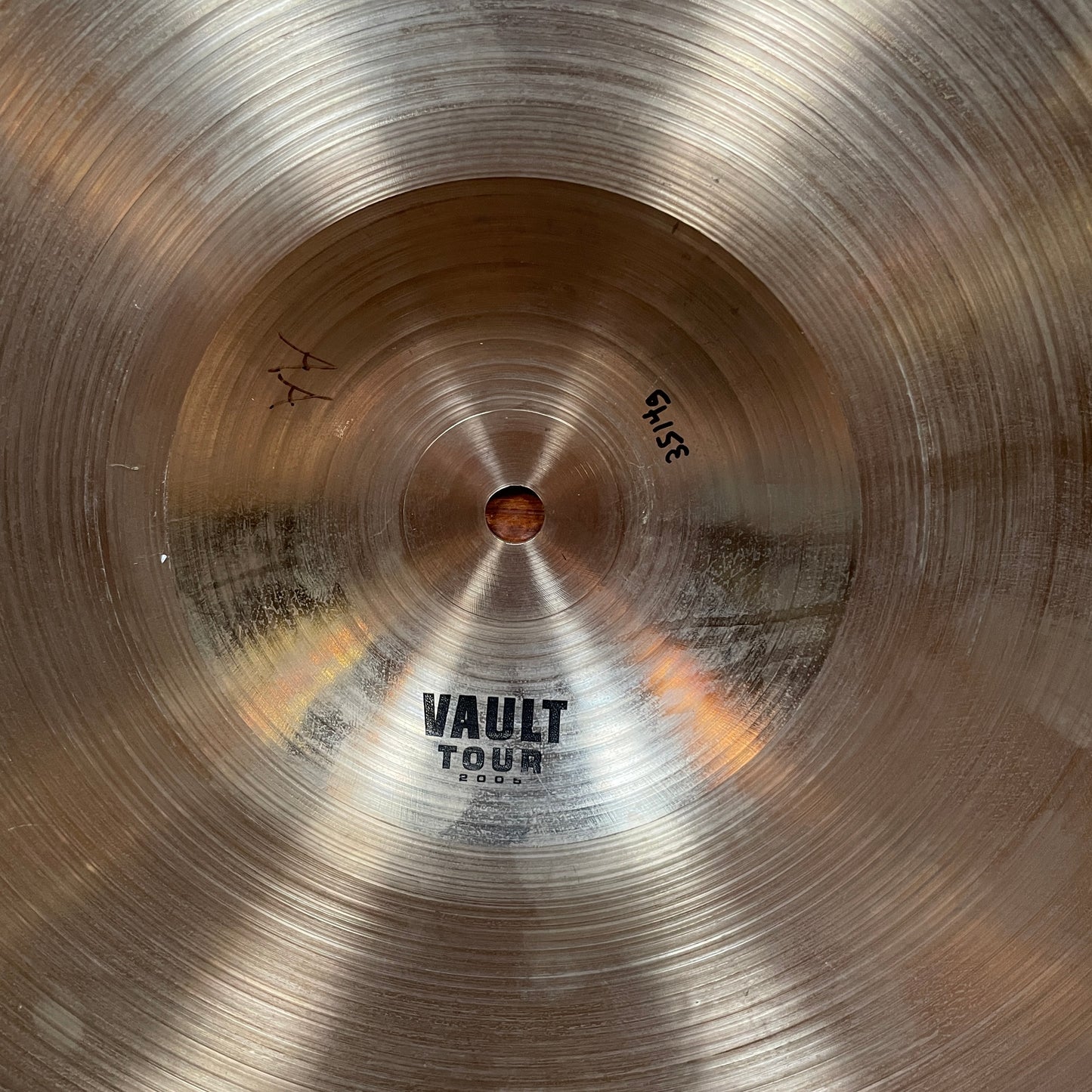 22" Sabian AA 2005 Vault Tour Prototype Neil Peart Ride Cymbal 3514g