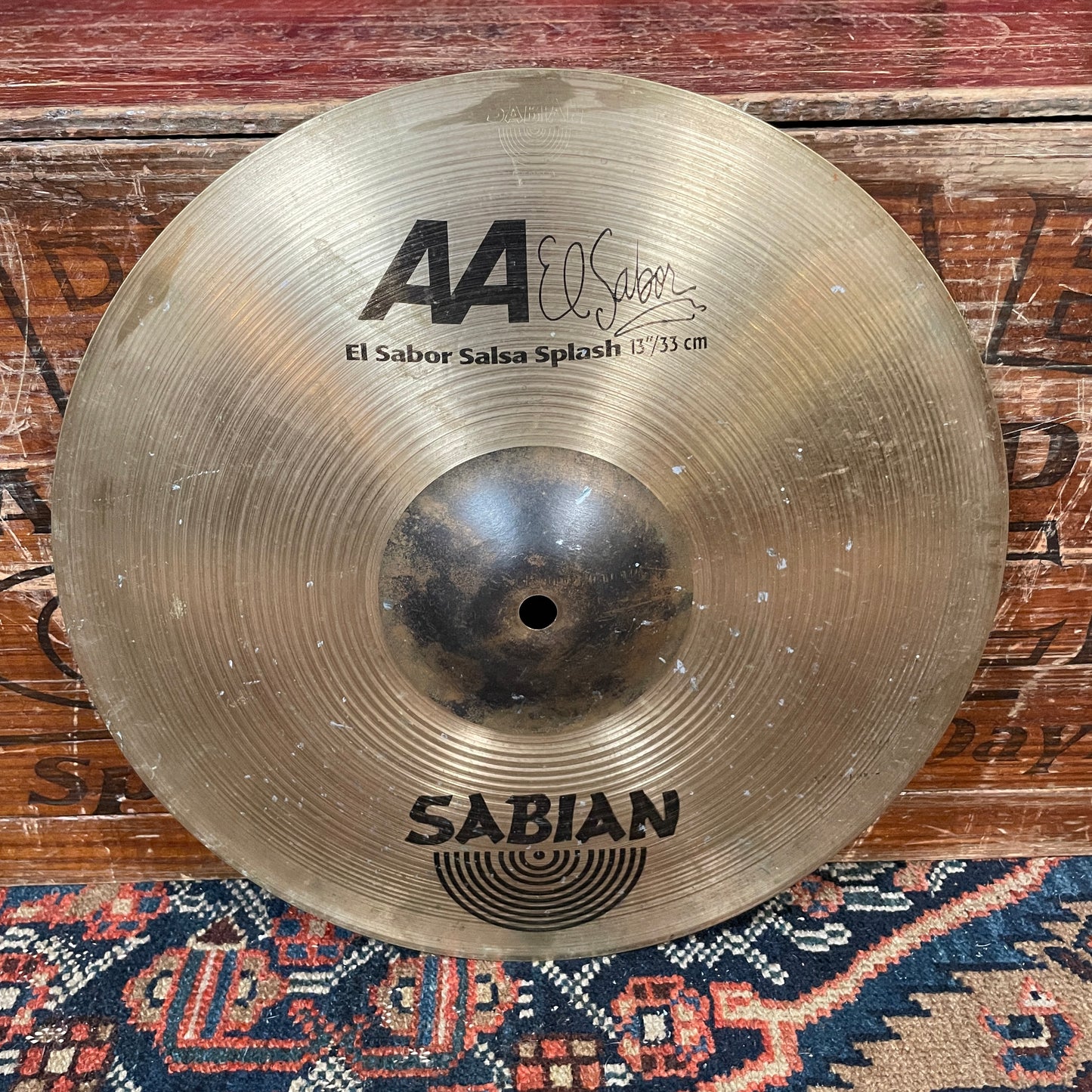 13" Sabian AA El Sabor Salsa Splash Cymbal 586g *Video Demo*