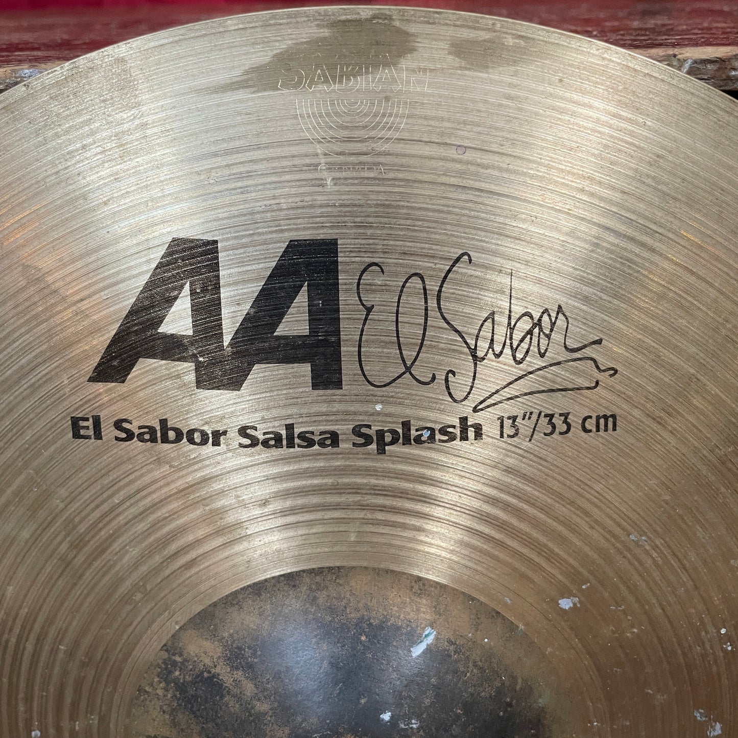 13" Sabian AA El Sabor Salsa Splash Cymbal 586g *Video Demo*