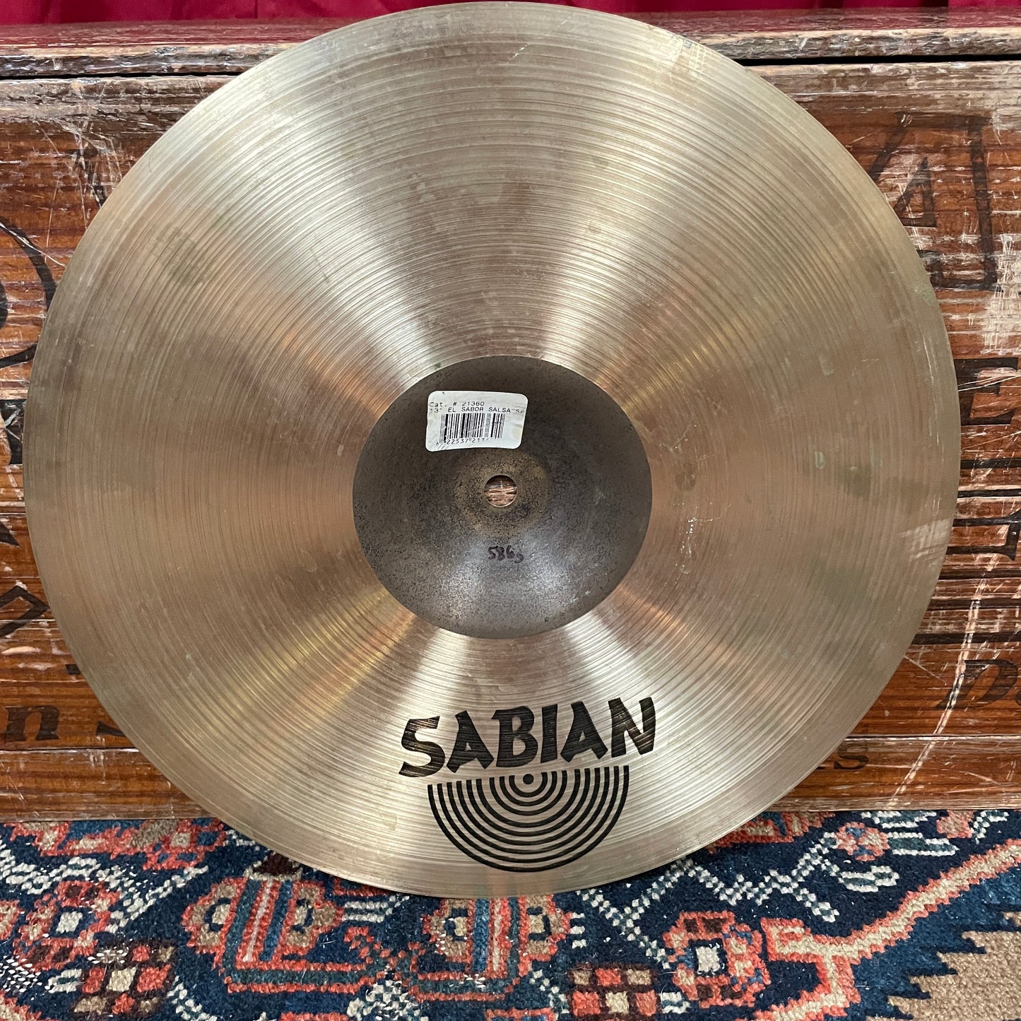 13" Sabian AA El Sabor Salsa Splash Cymbal 586g *Video Demo*