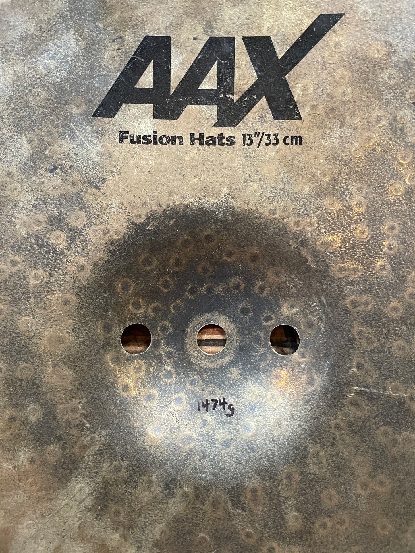 13" Sabian AAX Fusion Hi-Hat Cymbal Pair 944g/1474g *Video Demo*