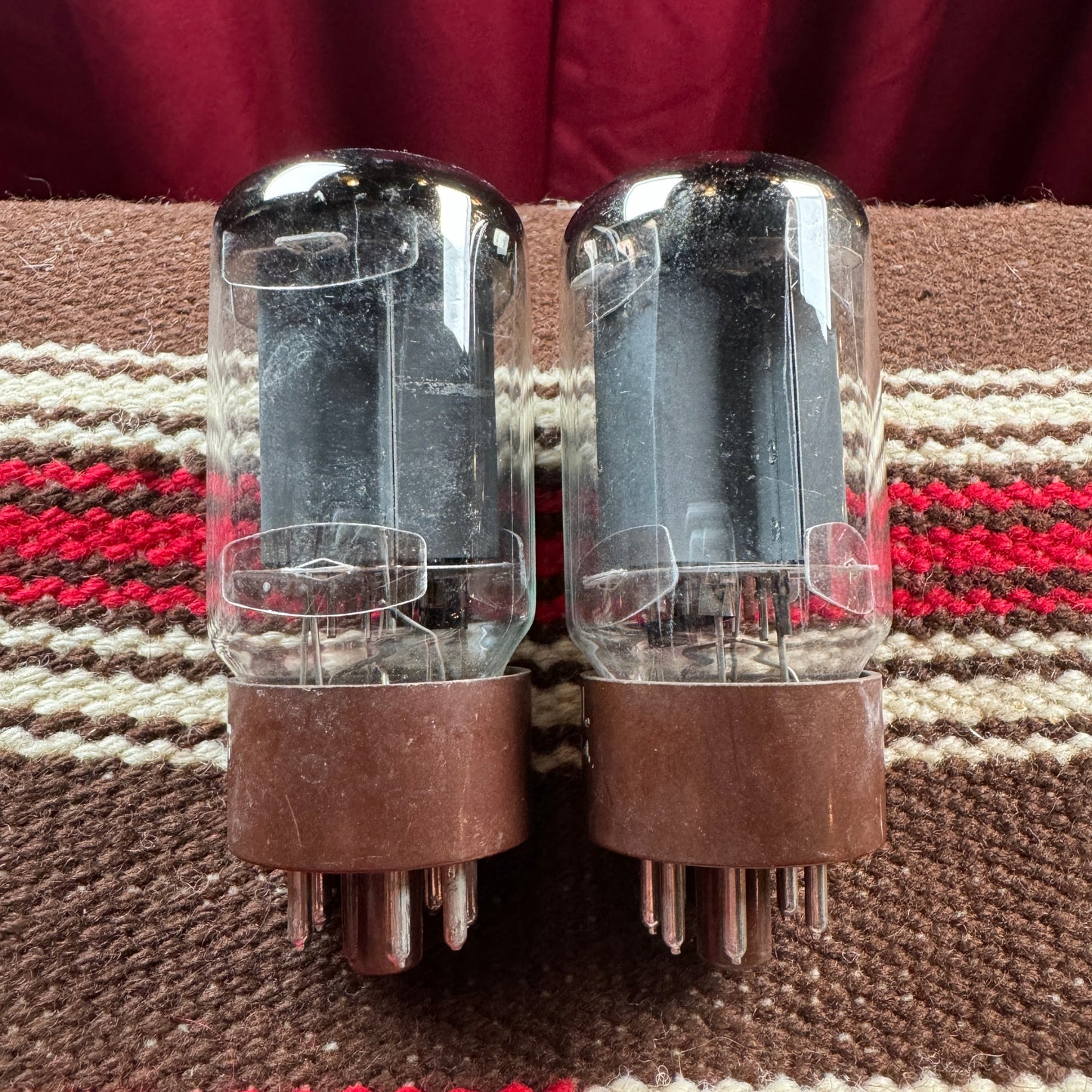 Vintage Tung-Sol 5881 Amplifier Power Tubes Duet Set of 2 Made in USA #88