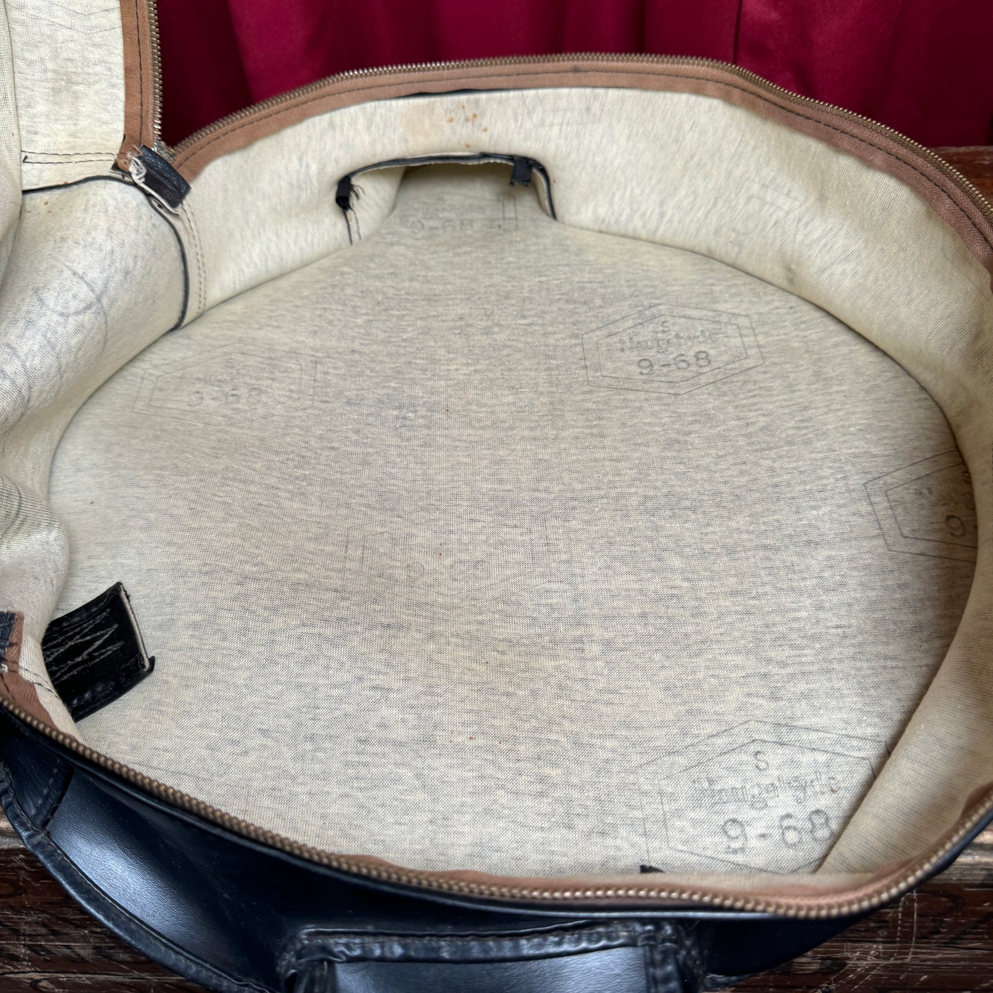 1960s Ludwig Dura-Hyde 5x14 Super Sensitive Snare Bag No. 172-1 Naugahyde Case