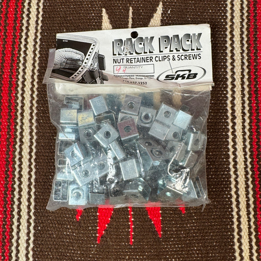 SKB Rack Pack Screw & Nut Retainer Clip Mount Hardware 44 pack NOS 1SKB19-AC1