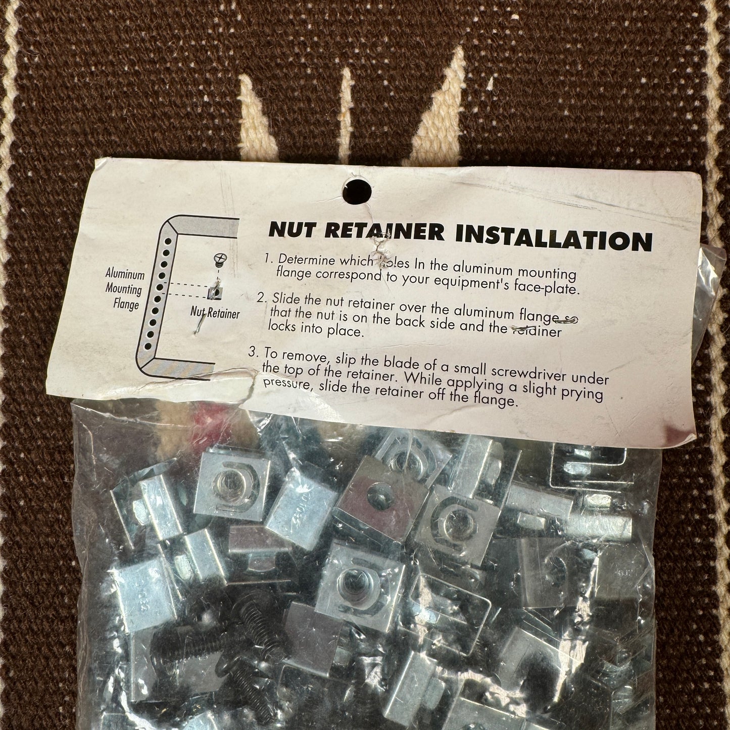 SKB Rack Pack Screw & Nut Retainer Clip Mount Hardware 44 pack NOS 1SKB19-AC1