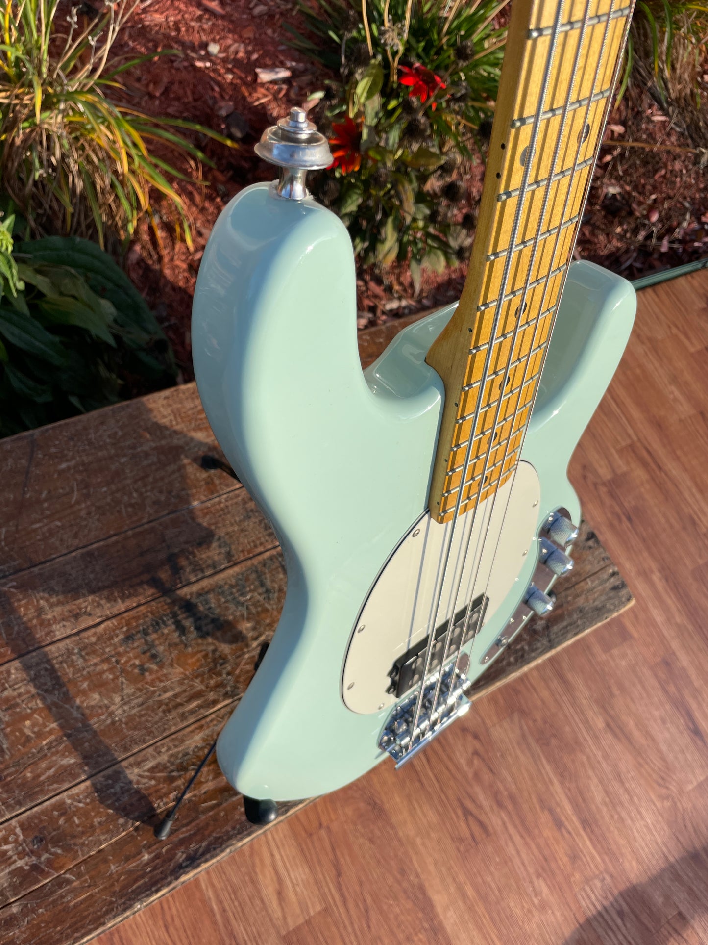 Sterling By Music Man StingRay RAY4 Bass Guitar Mint Green