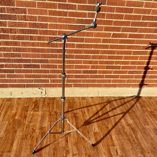 1970s Yamaha CS-702 Single Braced Boom Cymbal Stand Gold Label MIJ