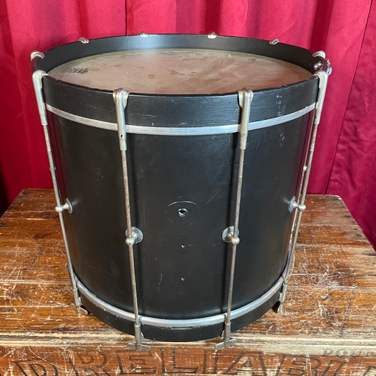 1930s Ludwig 12x15 Parade Marching Snare / Bop Bass Drum Black #1