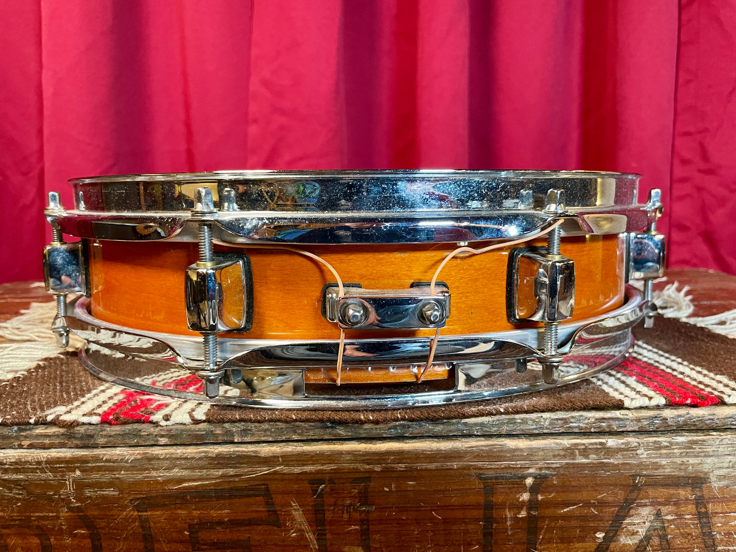 2010s Pearl 3x13 Maple Shell Piccolo Snare Drum Amber M-1330 *Video Demo*