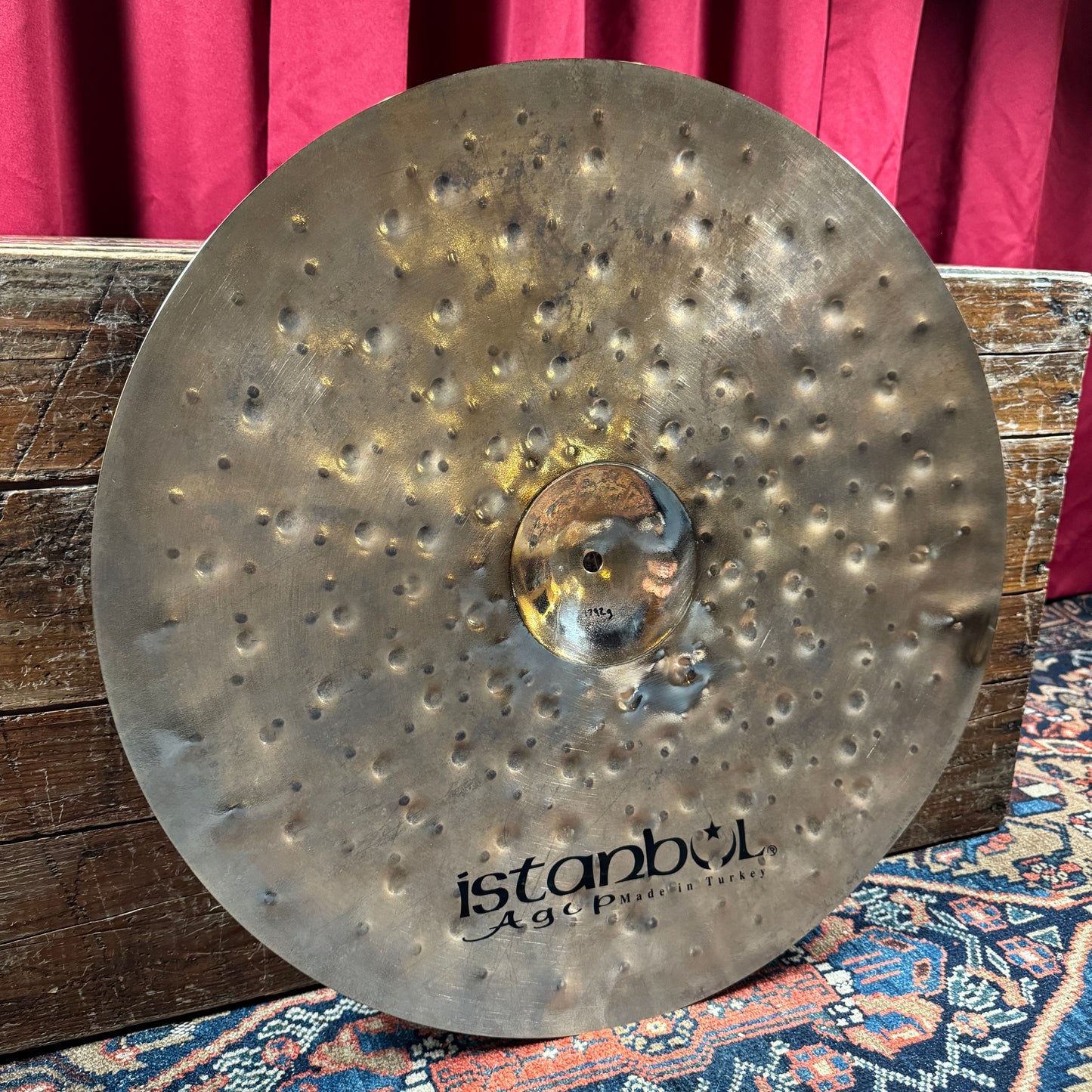 22" Istanbul Agop Xist Dry Dark Brilliant Crash Cymbal 1792g *Video Demo*