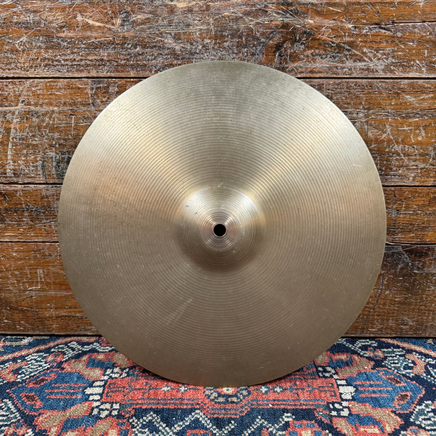 14" Paiste Formula 602 Pre-Serial 1960s Hi-Hat Cymbal Pair 858g/952g *Video Demo*