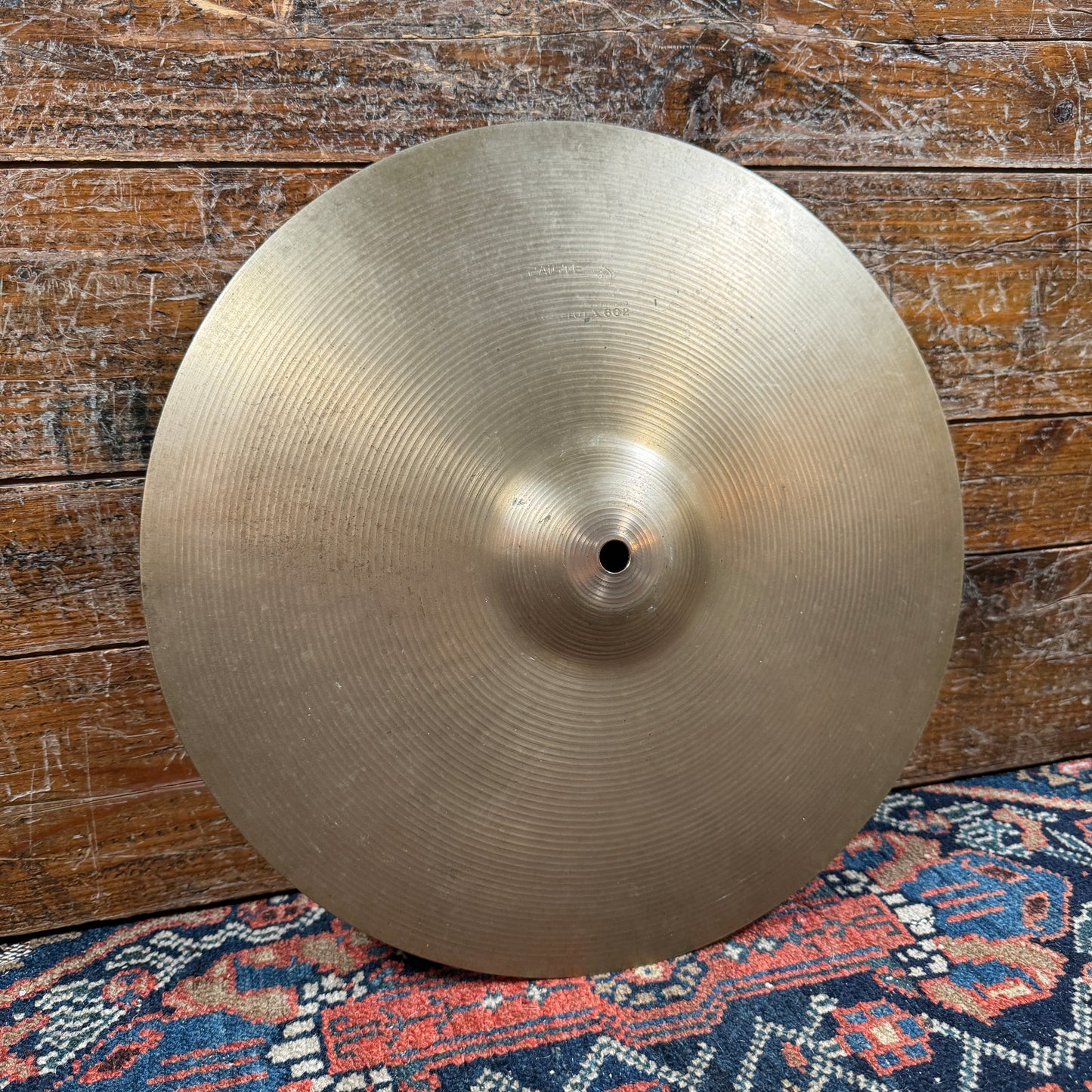 14" Paiste Formula 602 Pre-Serial 1960s Hi-Hat Cymbal Pair 858g/952g *Video Demo*