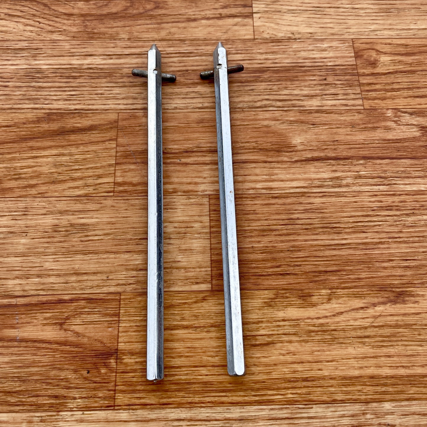 1960s Rogers 9" Internal Disappearing Spurs Bass Drum Legs