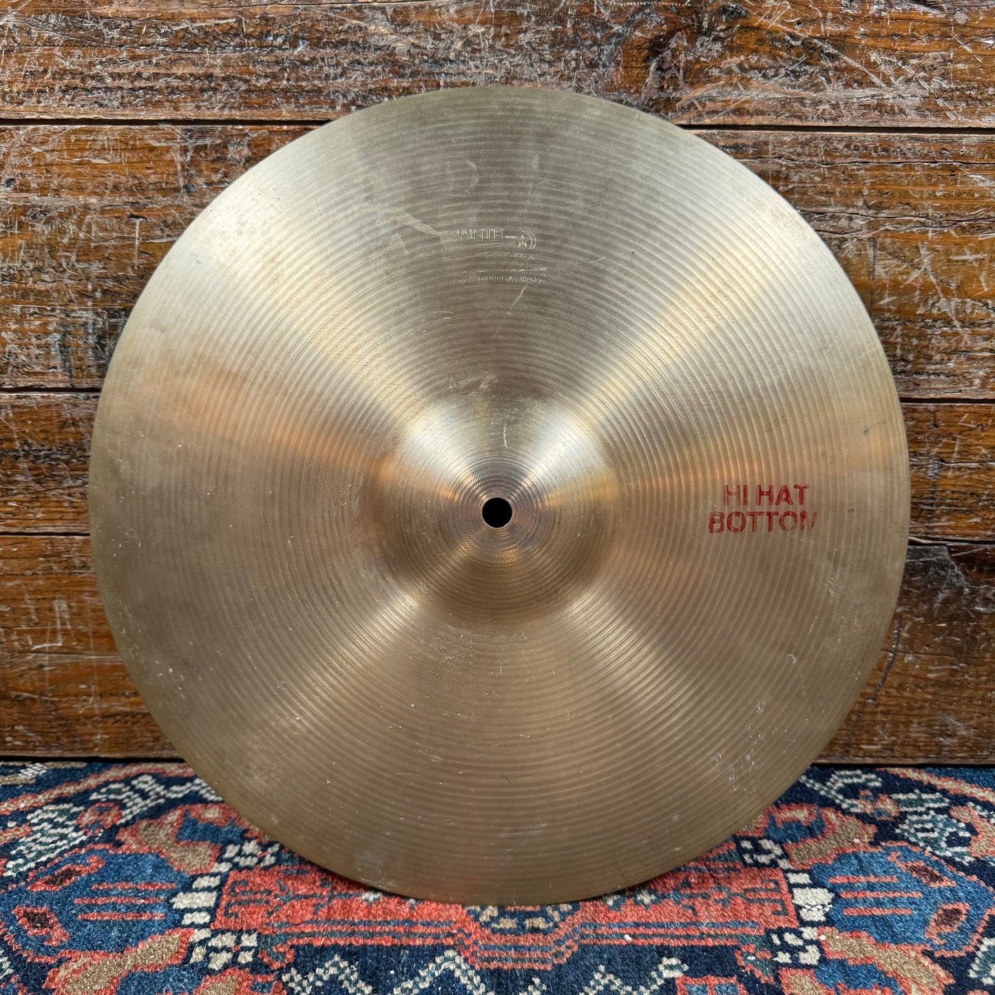 14" Paiste Formula 602 Pre-Serial 1960s Hi-Hat Cymbal Pair 858g/952g *Video Demo*