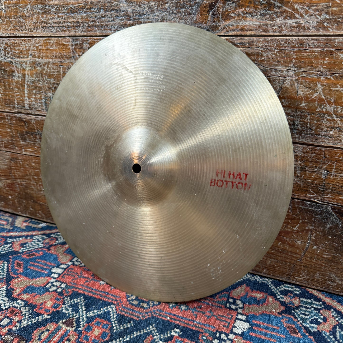 14" Paiste Formula 602 Pre-Serial 1960s Hi-Hat Cymbal Pair 858g/952g *Video Demo*