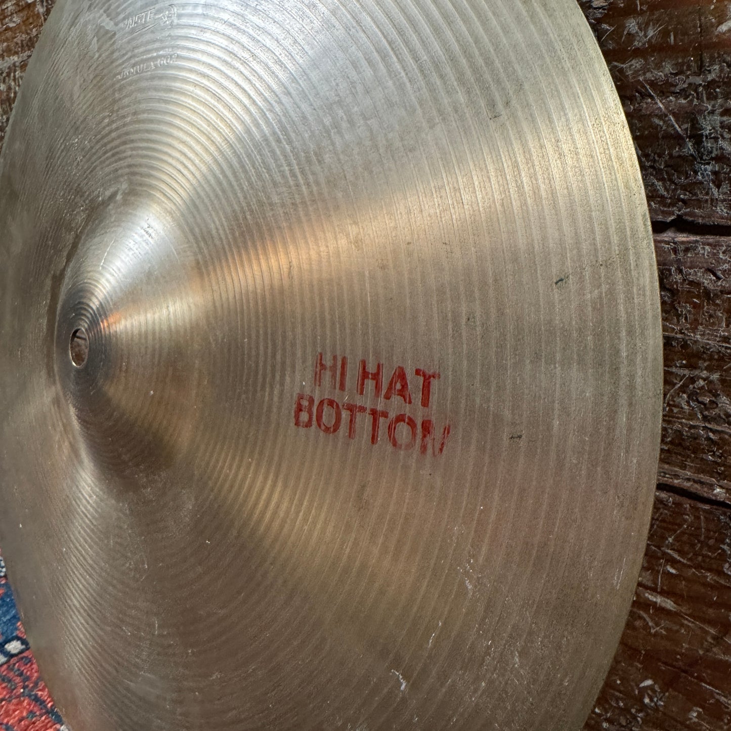 14" Paiste Formula 602 Pre-Serial 1960s Hi-Hat Cymbal Pair 858g/952g *Video Demo*